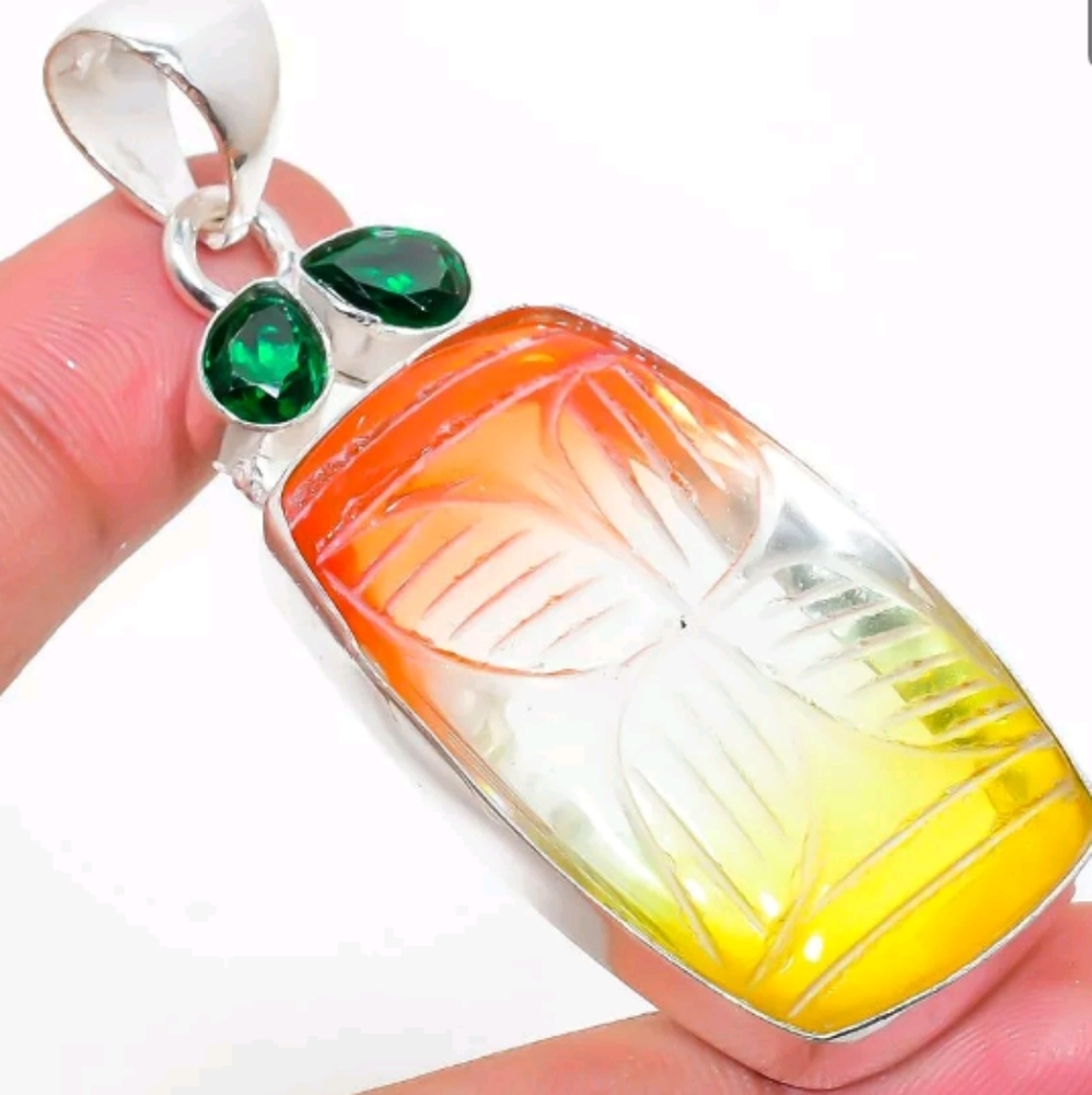 FINAL PRICE DROP! Handcrafted Quartz Pendant
